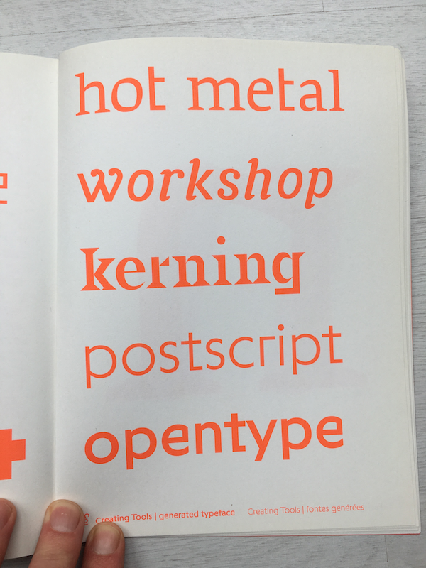 typeface as program